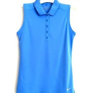 Nike Victory Sleeveless Polo University Blue/White